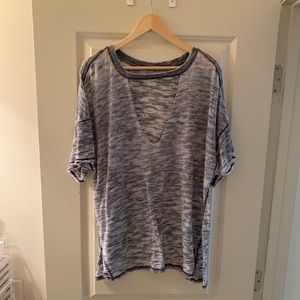 Free People Cutout T-shirt